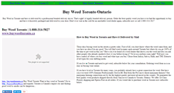 Desktop Screenshot of buyweedtoronto.ca